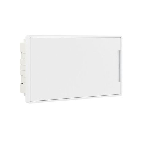 Щиток 18 мод встраиваемый FRAME ЩРв-П-18, белый, с белой дверцей, 2 шинами PEN на 8 и 10 отв. F18B1WW DKC ДКС