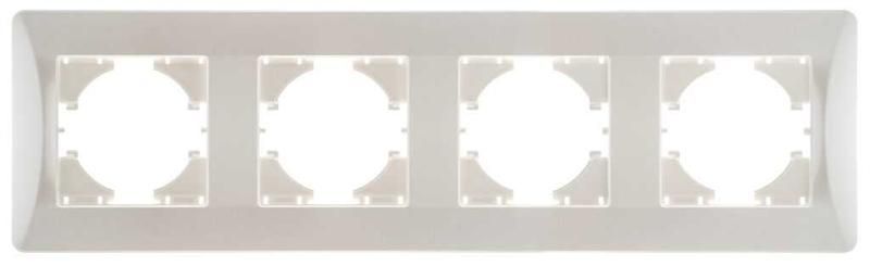 Рамка 4-местн. Ugra жемчуж. GUSI С1140-028