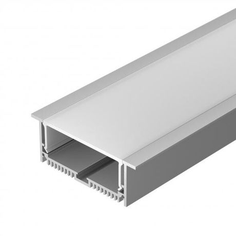 Профиль алюминиевый для светодиодной ленты SL-LINIA88-F-2000 ANOD (ARL, Алюминий) | 019315 Arlight