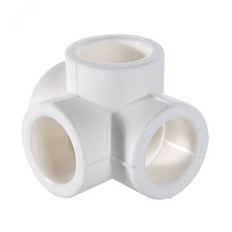 Крестовина двухплоскостная 20 полипропиленовая PPR белая - VTp.778.0.020 VALTEC PV7782000
