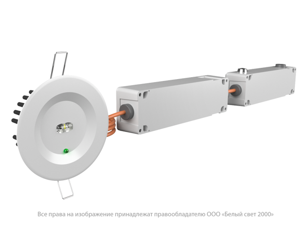 Светильник аварийный BS-ARUNA-53-L2-INEXI2 IP65 White Белый Свет a31383