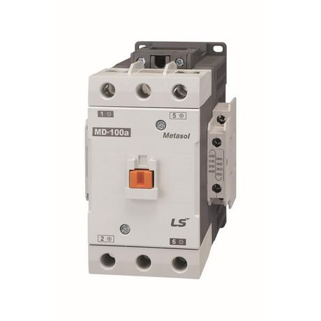 Контактор постоянного тока 2-полюсный MD-100a 24В DC Screw 2a2b LS Electric 1395001800 LSIS