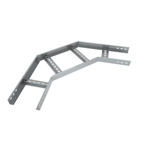 Угол лестничный горизонтальный 90 град 100х150х1,2 мм | LGL90-100-150-1.2 КМ-профиль LO7214