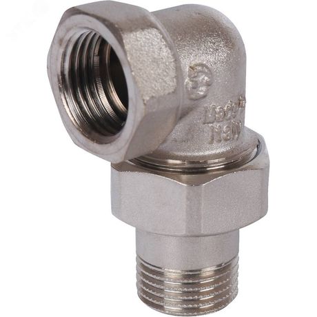 Разъемное угловое соединение американка никиллированное уплотнение гайкой o-ring кольцо 1/2 - SFT-0057-000012 STOUT RG008T5Q9PCKPI