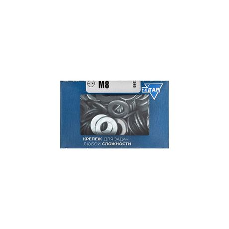 Шайба плоская М8 DIN 125а оцинк. (уп.200шт) Tech-Krep/Zitar 105260