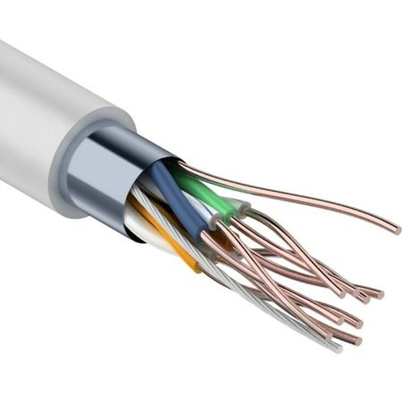 Кабель витая пара F/UTP кат.5 4х2х26AWG омедненный алюм. сер. (уп.305м) LIGHT PROCONNECT 01-0148-3 MEET