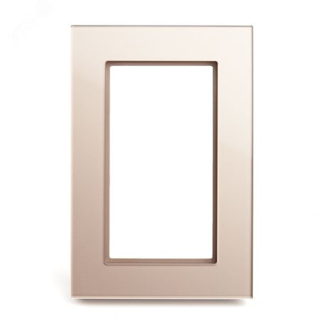 Рамка 2-местная (без перемычки), серия Катрин, GFR00-7012-02, шампань | 39567 STEKKER FERON