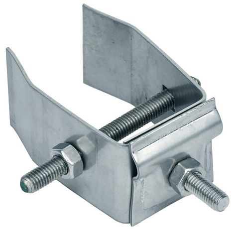 Держатель проводника круглого 6-10мм для конструкций h=70мм оцинкованная сталь HDZ IEK - ZDP80-14-1-16-70