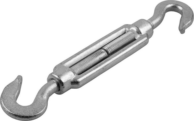 Талреп крюк-крюк М10 DIN 1480 тип С (20шт/уп) | PR08.3921 Промрукав Строитель