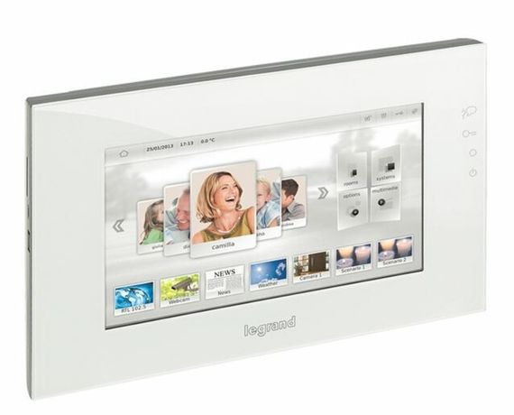 Тач скрин 10дюйм My Home SCS емкостной экран бел. Leg 067219 Legrand