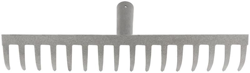 Грабли прямой зуб 16 зубьев без черенка 76955