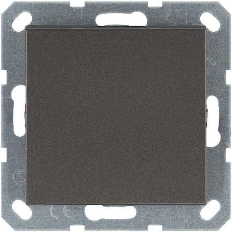 Звонковый механизм 10A 250V~ с накладкой, цвет Мокко - G3010Z Jasmart