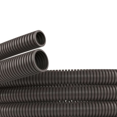 Труба гофрированная ПА 6 гибкая d50мм без протяжки темн. сер. (уп.15м) DKC 80050 ДКС