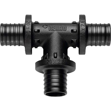 Тройник с уменьшенным торцевым проходом 25-25-20 PX - 11600731001 Rehau