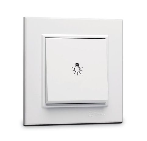 Кнопка таймера 1-кл. СП Karea 10А IP20 бел. Makel 56001004