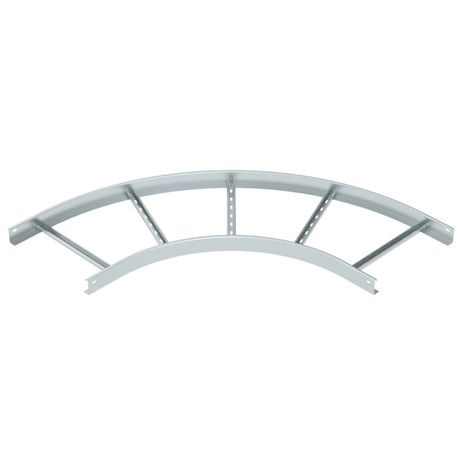 Угловая секция 90° лестничного лотка 60х400 мм R=500 (LB 90 640 R5 FS) | 6211426 OBO Bettermann