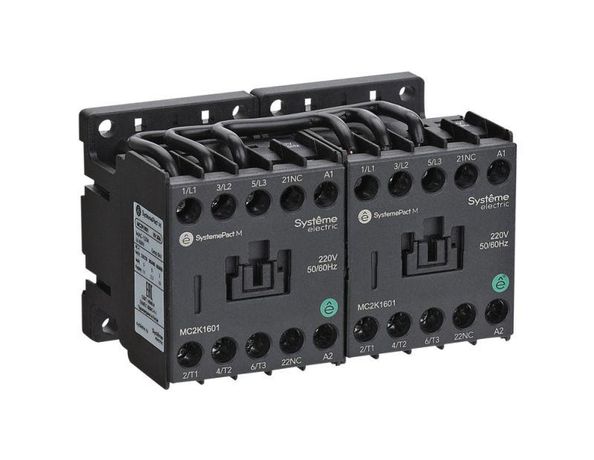 РЕВЕРСИВНЫЙ КОНТАКТОР MC2K 6A 1НО AC24V 50/60Hz | MC2K0610B7 Systeme Electric APC