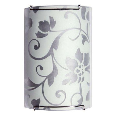 Светильник НББ 21-60 "Эрика" 150х220 М21 60Вт E27 IP20 матовый бел./крепеж хром (инд. упак.) Элетех 1005205525