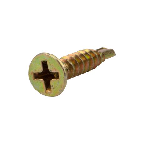 Саморез оконный KRANZ сверло, 3.9х19, желтый цинк, короб (500 шт./уп.) |KR-01-3722-003 |