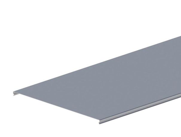 Крышка лотка монтажного прямого замкового осн.400 L2000 сталь 1.5мм ЛКЗ.400.16.2000.1.5.1 гор. оцинк. СОЭМИ Н0121221146