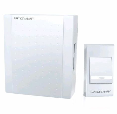 DBQ15 WM 1M IP44 белый звонок дверной проводной | a031651 Elektrostandard