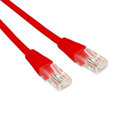 Патч-корд U/UTP CAT 6, RJ45-RJ45, 26AWG, LSZH, красный, 2м REXANT | 02-0293-2 MEET