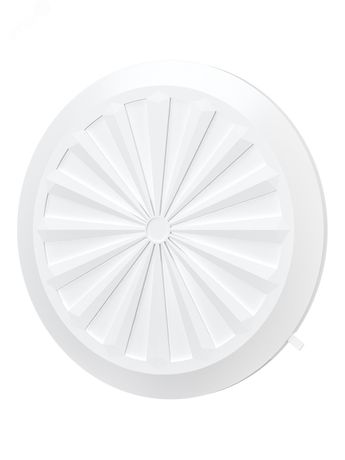 Решетка универсальная регулируемая D180 с фланцем D90-160 - 10RKU ЭРА 23228