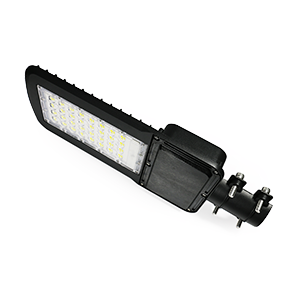 Светильник светодиодный консольный уличный Qplus 50W 6000lm 5000K 120-260V IP65 370*145*45мм черный КСС "Ш" LED 1/6 | 629535350 Gauss