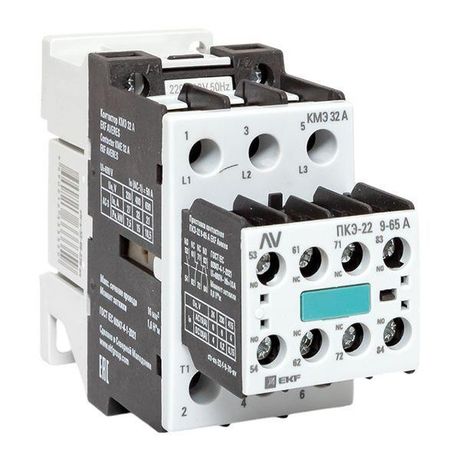 Комплект КМЭ 32А 230В АС с дополнительными контактами 2НО+2НЗ EKF AVERES | ctr-s-32-00-230-av-22