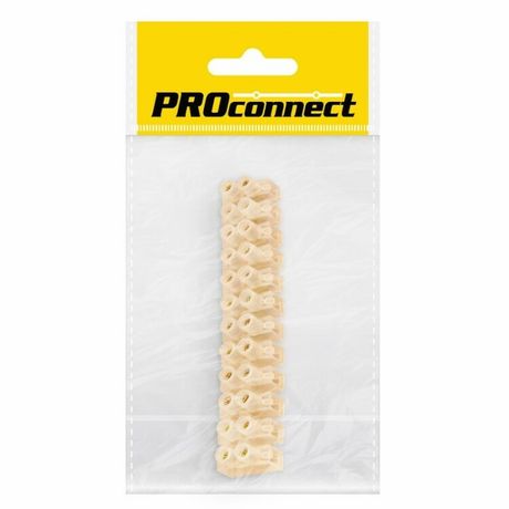 Колодка клеммная КВ-10 10А 10мм PROCONNECT Индивидуальная упаковка 1 шт | 07-5010-9 MEET