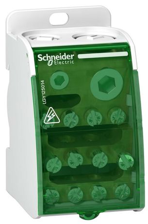 РАСПРЕДЕЛИТЕЛЬНЫЙ БЛОК ВИНТОВОЙ 1П 250А 14 ОТВЕРСТИЙ | LGY125014 Schneider Electric