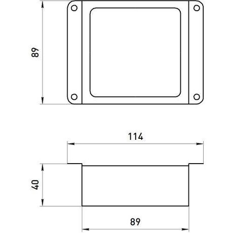 Светильник светодиодный SPO-646-3-4K-B6 36Вт 4000К 3420лм грильято 100х100 домино комплект 6 кубиков (черн.) + драйвер (бел.) Эра Б0063052