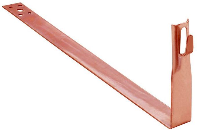 Держатель проводника круглого 6-8мм черепичная кровля L=380мм медь IEK - ZDP80-50-5-68-380
