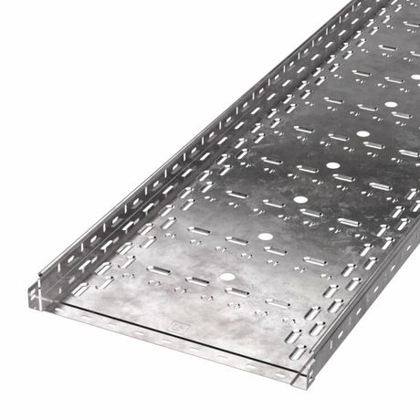Лоток перфорированный Стандарт 500х50х3000 (1,0 мм) (6 м/уп) | PR16.0017 Промрукав Строитель