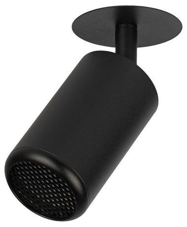 Встраиваемый светильник алюминиевый KL106 BK MR16 GU5.3 черный матовый | Б0061623 ЭРА