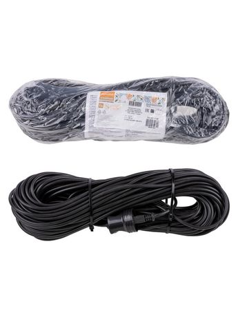 Вт б/з 40м штепс гнездо | SQ1307-0209 TDM Удлинитель-шнур силовой народный ПВС 2200