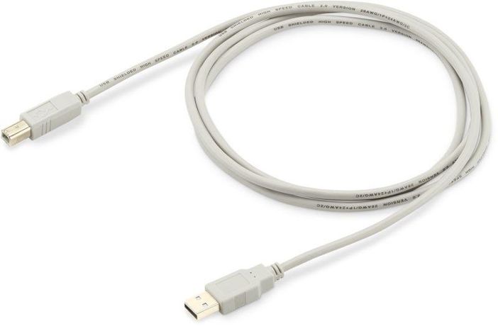 Кабель USB2.0-AM/BM USB A(m) B(m) 1.8м сер. BURO 817258