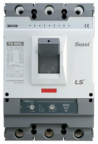 Автоматический выключатель TS800N (65kA) FTU 700A 3P3T | 0111000100 Lsis