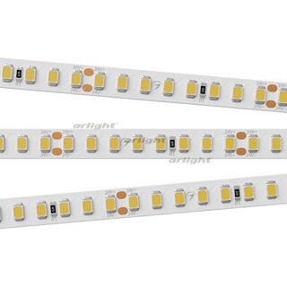 Лента светодиодная RT 2-5000 24V Cool 8000К 2х(2835 160LED/м LUX) 12Вт/м IP20 (уп.5м) Arlight 024533