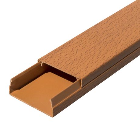 Кабель-канал бук 2-й замок в п/э 40х16 (30 м/уп) | PR03.0199 Промрукав Строитель