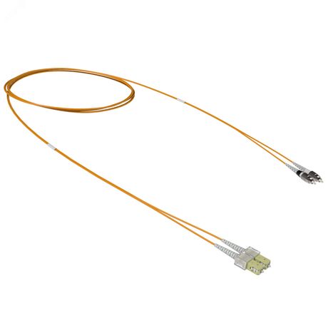 Оптический коммутационный шнур переходной Duplex SC-UPC/FC-UPC, 50/125 OM2, 2 м | RNPC50DCF2 DKC ДКС
