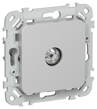 Розетка телевизионная оконечная СП FLITE РТВм-1-1-1-ФлА тип M экранир. механизм алюм. IEK FI-A13-O-K47 IEK арт. FI-A13-O-K47