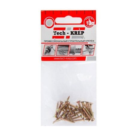 Саморез ШУж 3,0х20 пот. гол. (30 шт) - пакет ( 0,023 кг) | 102473 Tech-KREP