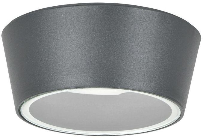 Светильник уличный декоративный для наружного освещения 5104 потолочный под лампу GX53 IP65 серый - LT-UPU0-5104-GX53-1-K03 IEK