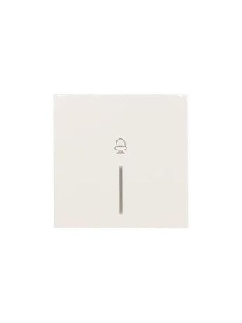 Кнопка звонка с индик. СП ZIMA IP20 безвинт. зажим слон. кость LEZARD 704-9088-108QC