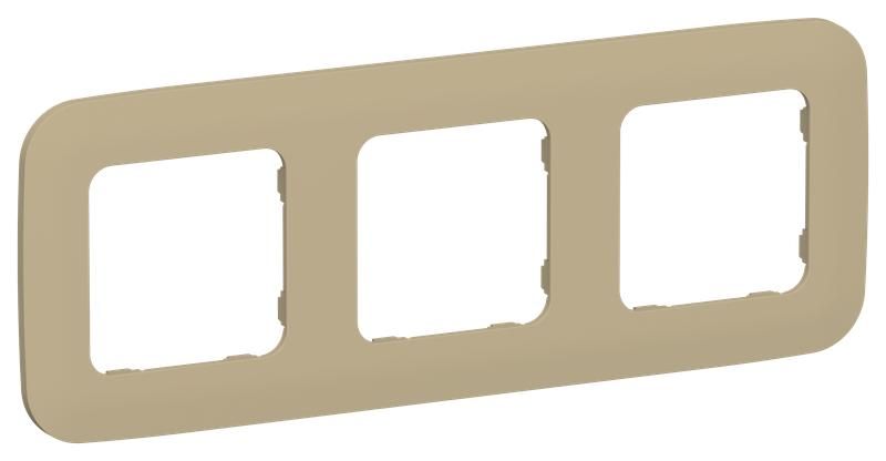 Рамка 3-м СП FLITE РУ-3-А-ФлХ хаки IEK FI-M32-31-20-K59 IEK арт. FI-M32-31-20-K59