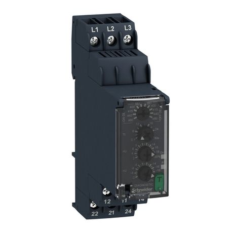 Реле контроля чередования обрыва фаз пониж./повыш. напряжения SchE RM22TR33 Schneider Electric