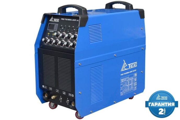 Инвертор сварочный PRO TIG/MMA-400P AC/DC 400А d электрода MMA 1.6-6мм TIG 1-4 380В IP21S ТСС 067095