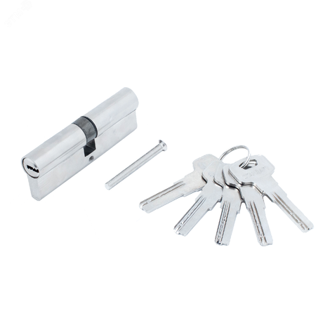 Механизм цилиндровый для врезных замков, Стандарт Z.F.90-5K (40х10х40) SN хром - 12225 ПТК