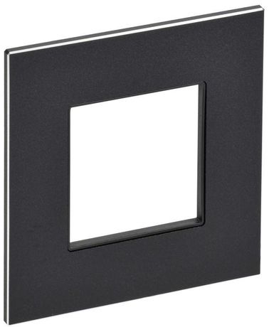 Рамка 1-м SKANDY SK-F31Bl металл черн. IEK SK-M12-M-K02